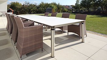 Keramik Tischplatten Outdoor wetterfest THURNER