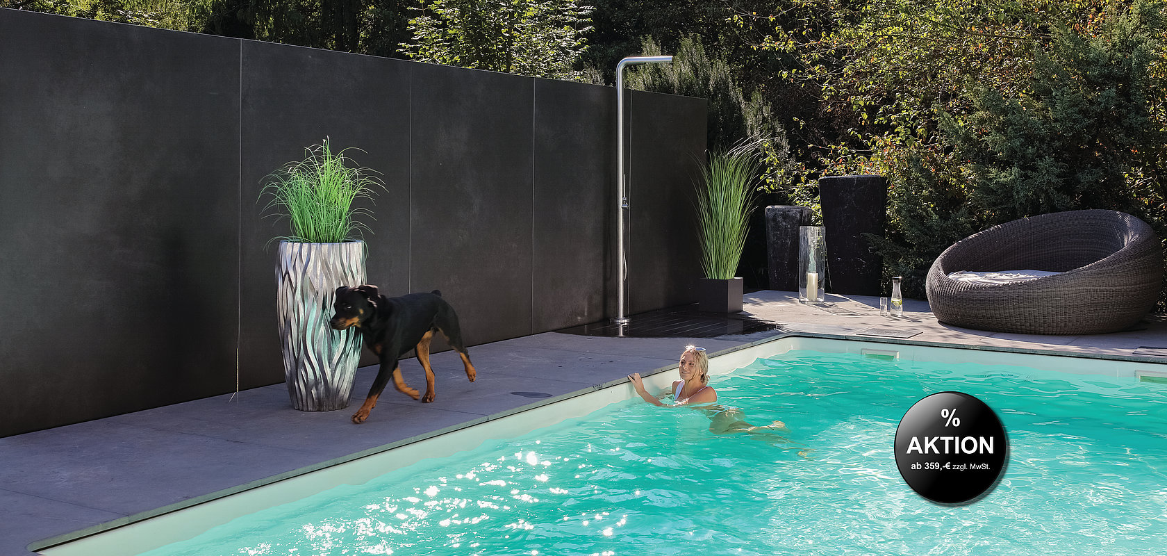 Pool - Sichtschutz